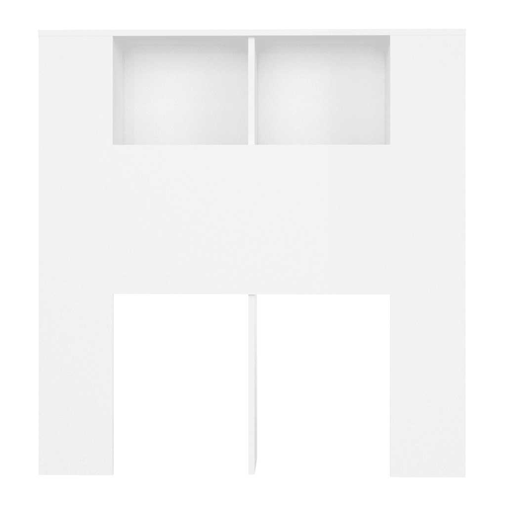 Headboard Cabinet | White | Engineered wood | Large | Headboard Cabinet