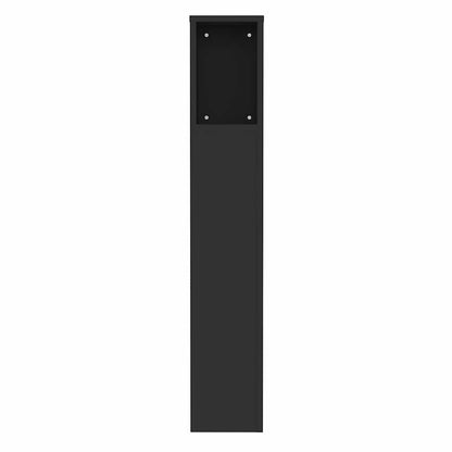 Headboard Cabinet | Black | Engineered wood | Headboard Cabinet