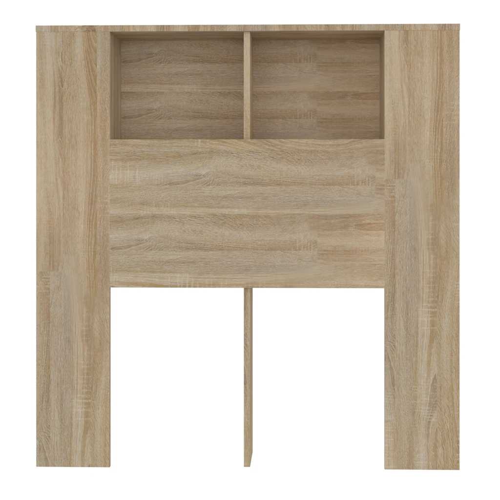 Headboard Cabinet | Sonoma oak | Engineered wood | Medium | Bed Headboard