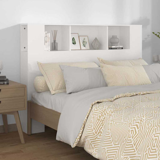 Headboard Cabinet | White | Engineered wood | Medium | Headboard Cabinet