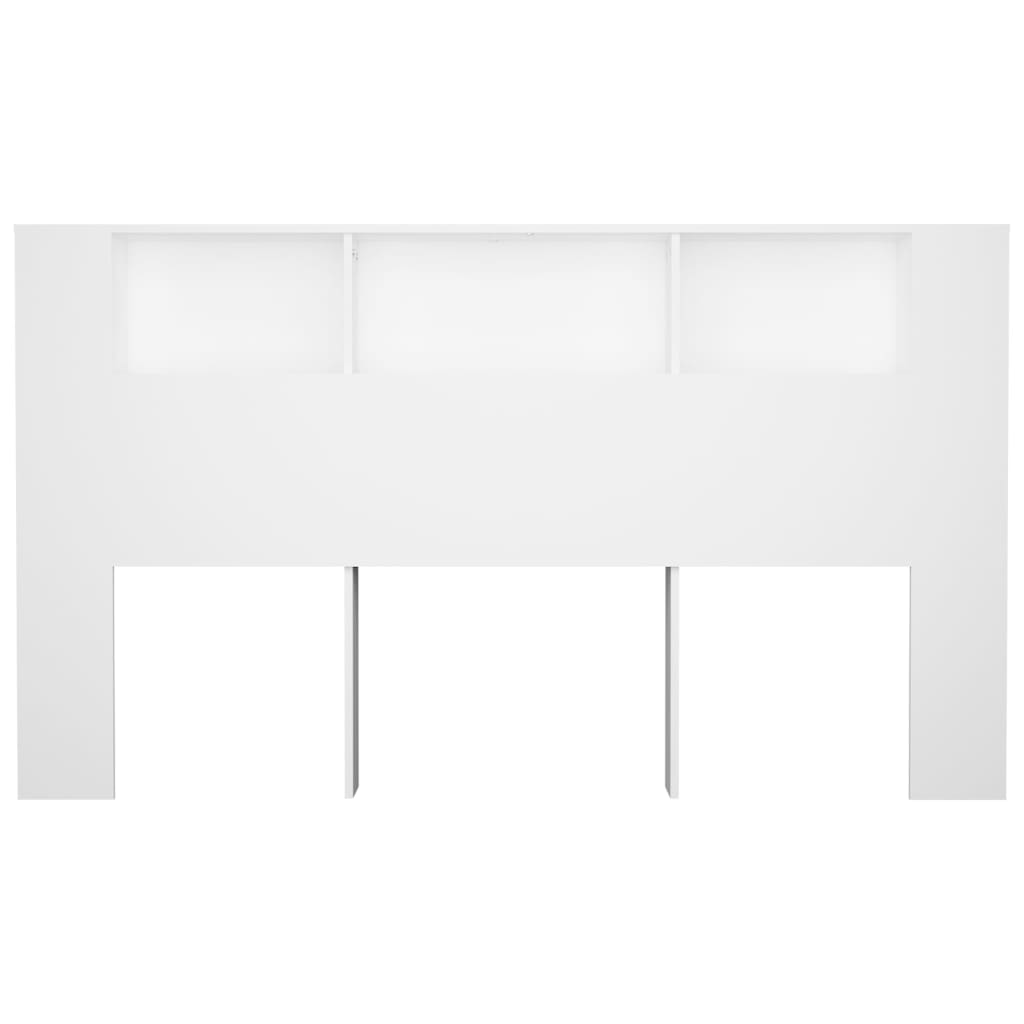 Headboard Cabinet | White | Engineered wood | Headboard Cabinet