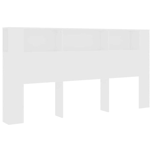 Headboard Cabinet | White | Engineered wood | Large | Headboard Cabinet