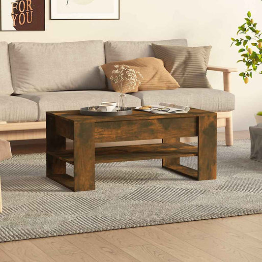 Coffee Table | Smoked oak | Engineered wood | Medium | Coffee Table