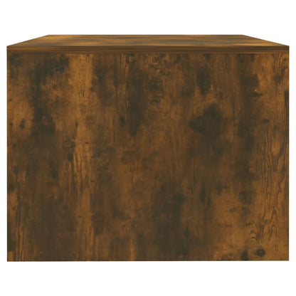 Coffee Table Smoked Oak 102x55x42 cm Engineered Wood