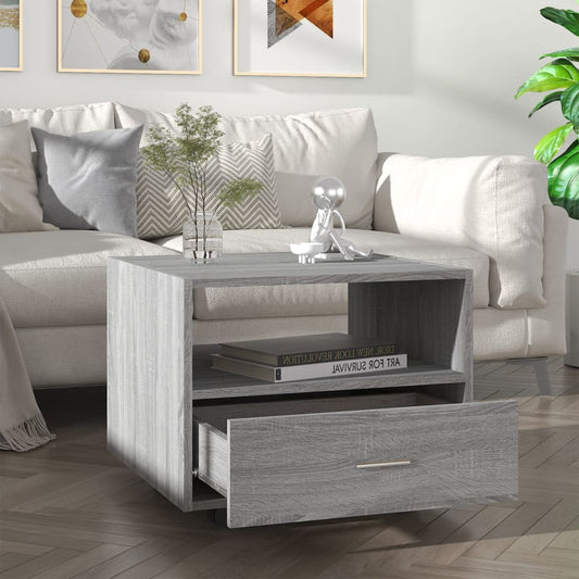 Coffee Table | Grey Sonoma | Engineered wood | Compact | Coffee Table