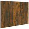 Bed Headboard Smoked Oak 120x1.5x80 cm Engineered Wood