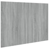 Bed Headboard Grey Sonoma 120x1.5x80 cm Engineered Wood