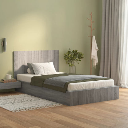 816971 vidaXL Bed Headboard Grey Sonoma 120x1,5x80 cm Engineered Wood