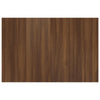 Bed Headboard Brown Oak 120x1.5x80 cm Engineered Wood