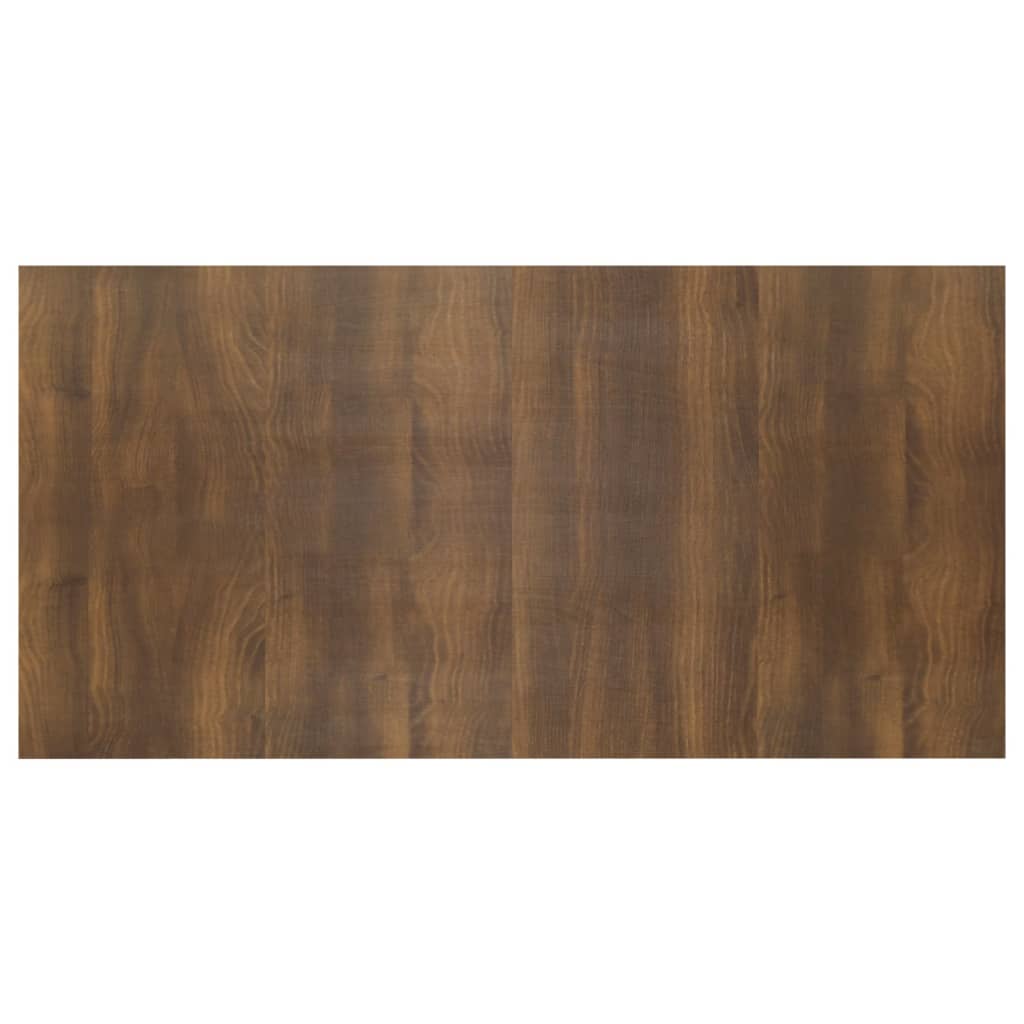816975 vidaXL Bed Headboard Brown Oak 160x1,5x80 cm Engineered Wood