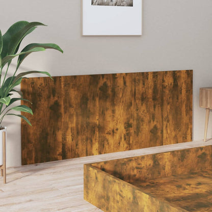 816976 vidaXL Bed Headboard Smoked Oak 200x1,5x80 cm Engineered Wood
