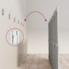Bed Headboard Grey Sonoma 200x1.5x80 cm Engineered Wood