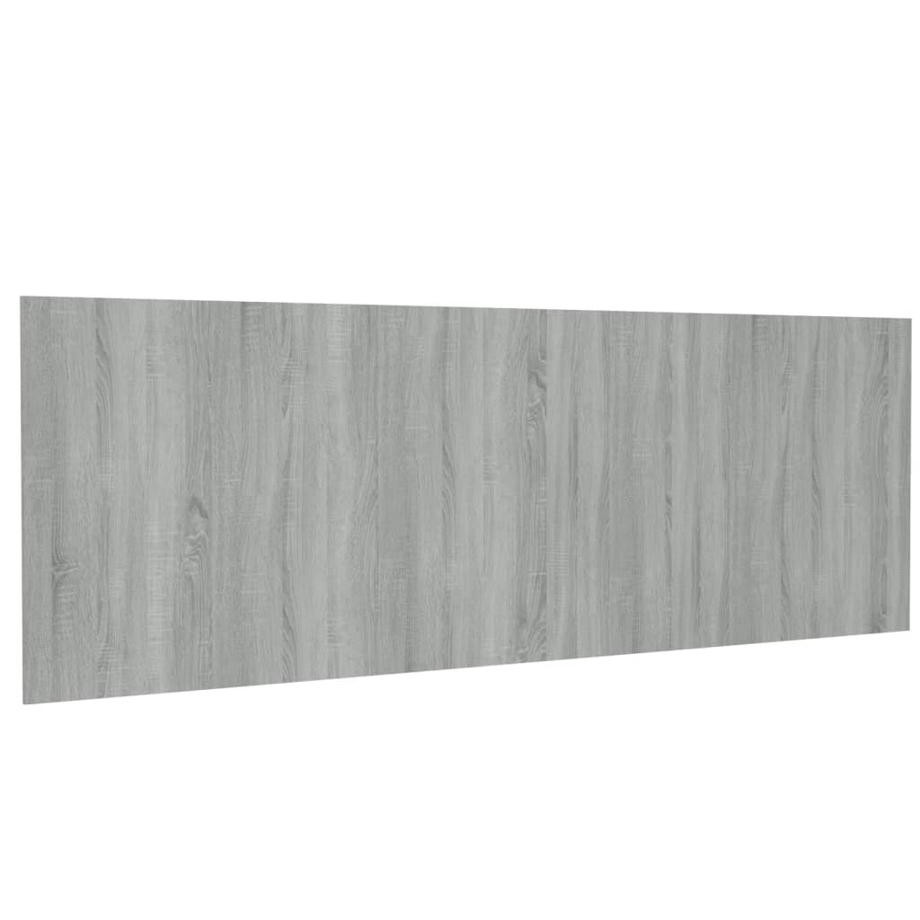 Wall Headboard Grey Sonoma 240x1,5x80 cm Engineered Wood