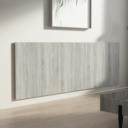 Wall Headboard Grey Sonoma 240x1,5x80 cm Engineered Wood