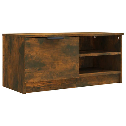 2 Piece TV Cabinet Set Smoked Oak 80x35x36,5 cm Engineered Wood