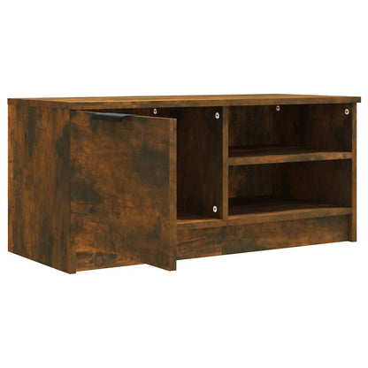 2 Piece TV Cabinet Set Smoked Oak 80x35x36,5 cm Engineered Wood
