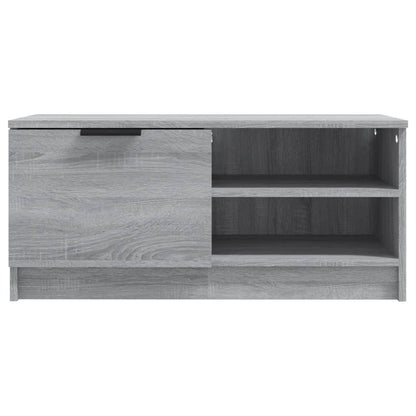 2 Piece TV Cabinet Set Grey Sonoma 80x35x36,5 cm Engineered Wood