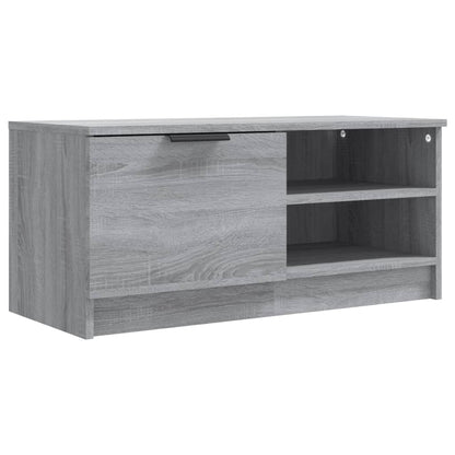 2 Piece TV Cabinet Set Grey Sonoma 80x35x36,5 cm Engineered Wood