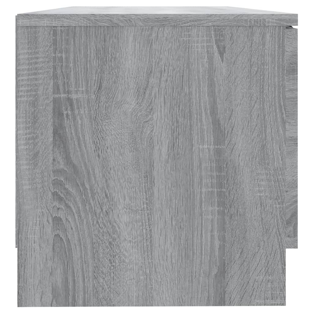 2 Piece TV Cabinet Set Grey Sonoma 80x35x36,5 cm Engineered Wood