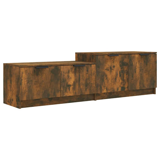 TV Cabinet | Smoked Oak | Engineered Wood | Medium | TV Cabinet