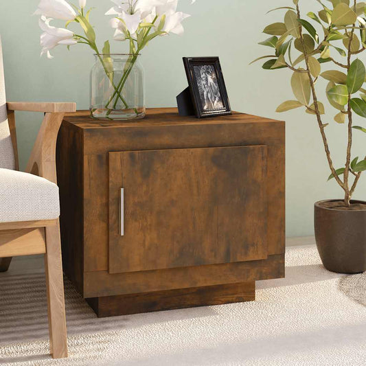 Coffee Table | Smoked Oak | Engineered Wood | 50 cm - 60 cm