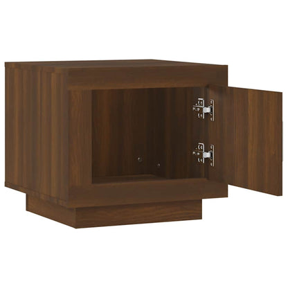 Coffee Table Brown Oak 51x50x45 cm Engineered Wood