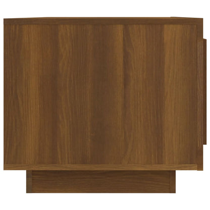 Coffee Table Brown Oak 102x50x45 cm Engineered Wood