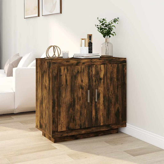 Sideboard | Smoked Oak | Engineered wood | Medium | Cabinet | Rectangular