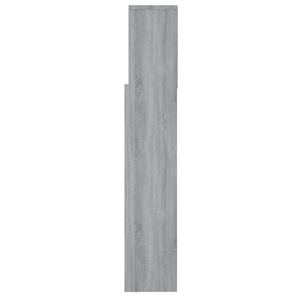 Headboard Cabinet Grey Sonoma 160x19x103.5 cm