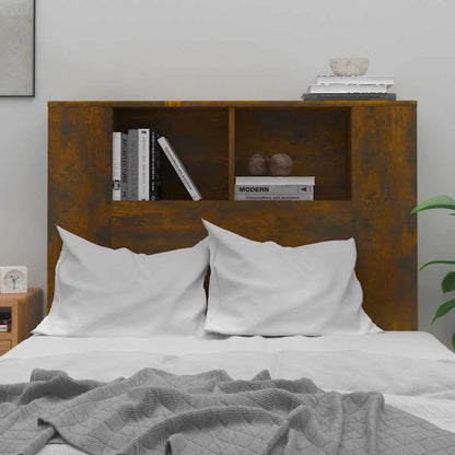 Headboard Cabinet | Smoked Oak | Engineered wood | Medium