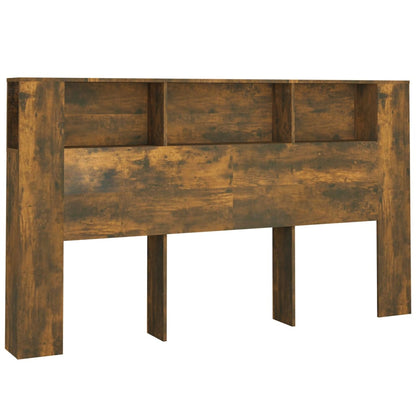 Headboard Cabinet | Smoked Oak | Engineered wood | Standard