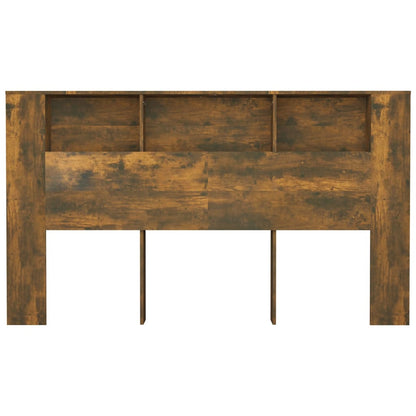 Headboard Cabinet | Smoked Oak | Engineered wood | Standard