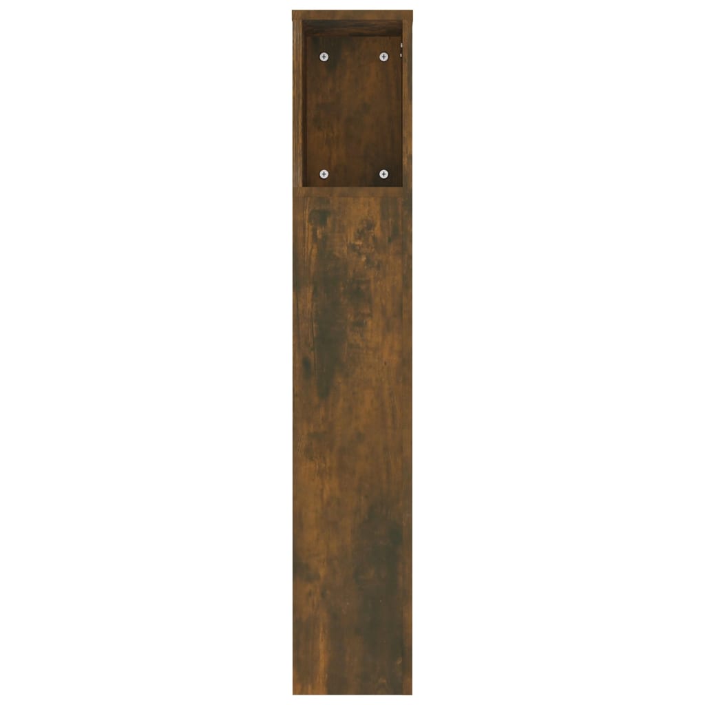 Headboard Cabinet | Smoked Oak | Engineered wood | Standard