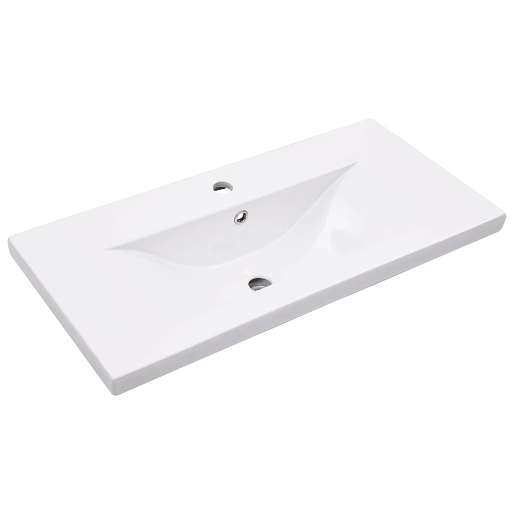 Washbasin Frame With Basin | Black | Powder-coated iron | Standard