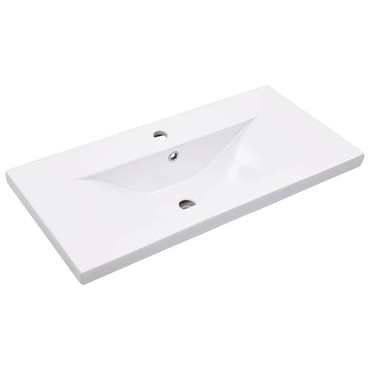 Washbasin Frame With Basin | Black | Powder-coated iron | Standard