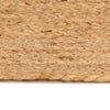 Area Rug Braided Jute 240 cm Round