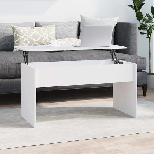 Coffee Table | White | Engineered wood | Medium-sized