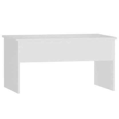 Coffee Table White 80x50.5x41.5 cm Engineered Wood