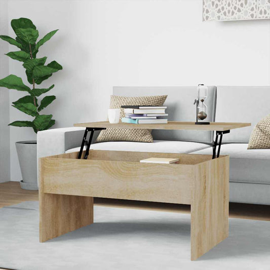 Coffee Table | Sonoma Oak | Engineered wood | Medium | Height-Adjustable