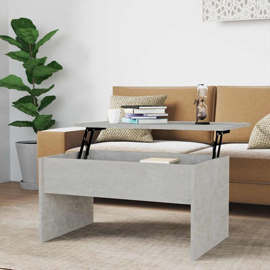 Coffee Table | Concrete grey | Engineered wood | Medium