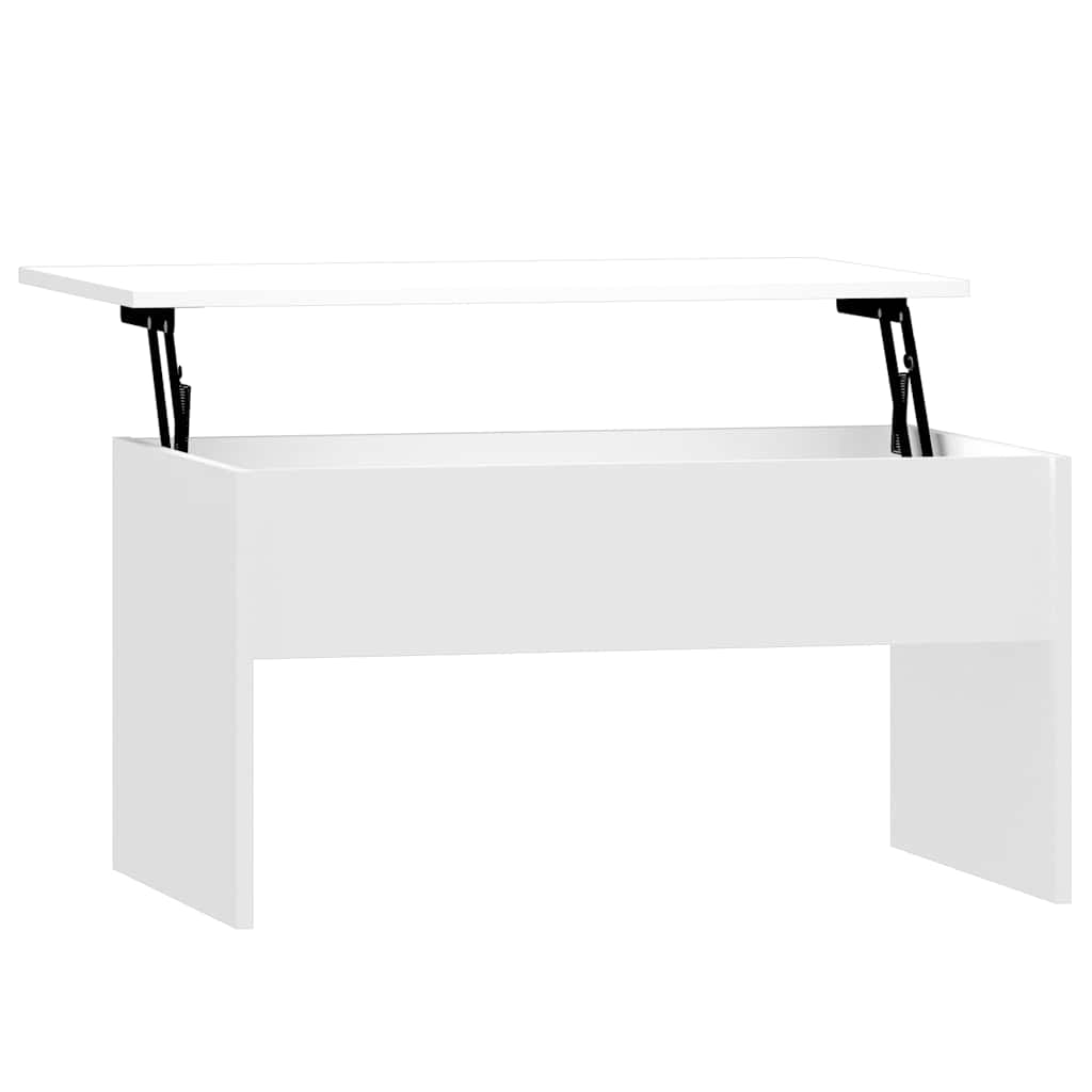 vidaXL Coffee Table High gloss white Engineered wood