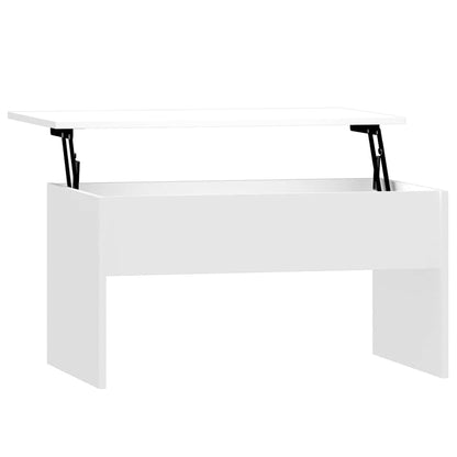 vidaXL Coffee Table High gloss white Engineered wood