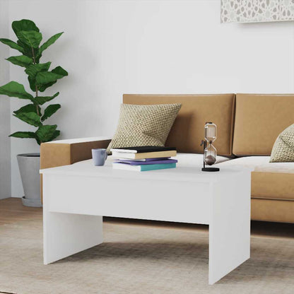 vidaXL Coffee Table High gloss white Engineered wood