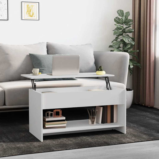 Coffee Table | White | Engineered Wood | Medium | Coffee Table