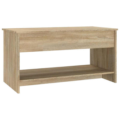 809650 vidaXL Coffee Table Sonoma Oak 102x50x52,5 cm Engineered Wood