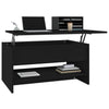 Coffee Table Black 80x50x40 cm Engineered Wood