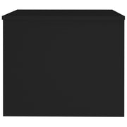 Coffee Table Black 80x50x40 cm Engineered Wood