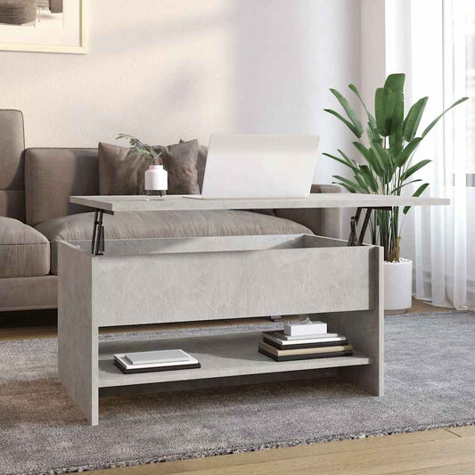Coffee Table | Concrete Grey | Engineered Wood | Medium | Coffee Table