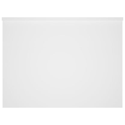 Coffee Table White 80x55.5x41.5 cm Engineered Wood