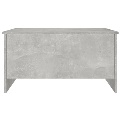 Coffee Table Concrete Grey 80x55.5x41.5 cm Engineered Wood